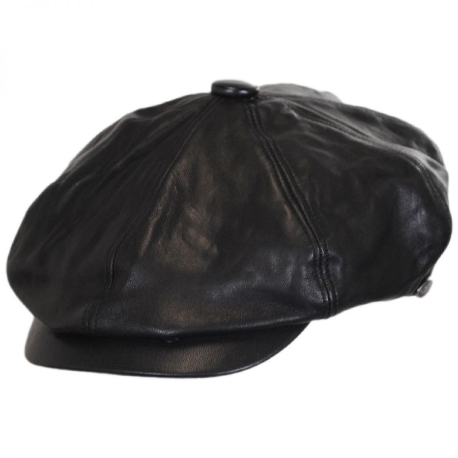 1-16 Noclin Leather Newsboy Cap