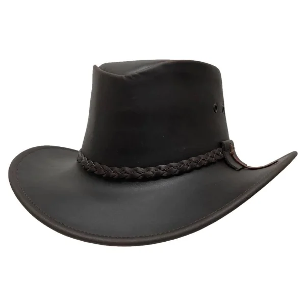 Bushman Mens Outback Leather Hat