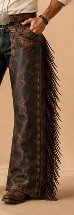 Leather. Chaps - Image 2